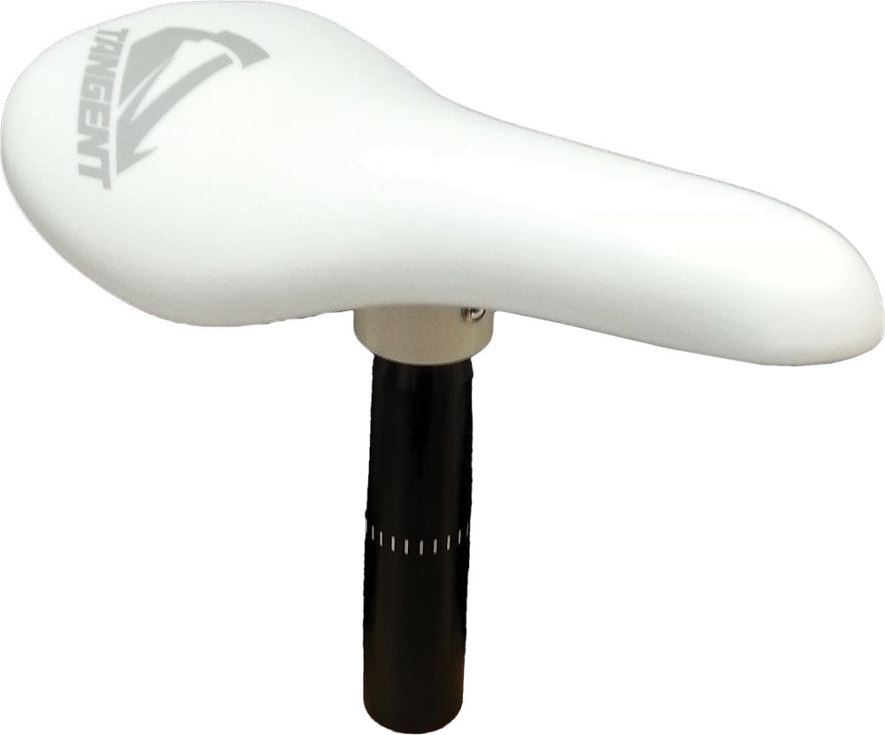 TANGENT Pro 27.2mm Seat/Post Combo White 15-6101W