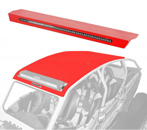 PRO ARMOR Asylum Roof W/Rr Lightbar Pkt Red P144R124RD