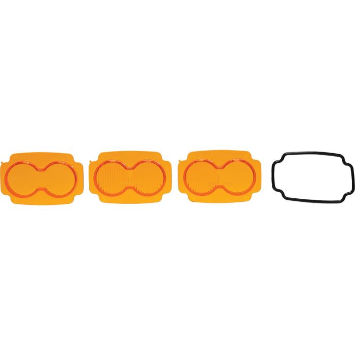 Tiger Lighting 2 X 3 Mojave Amber Lens Pack W/ O-Ring 872699