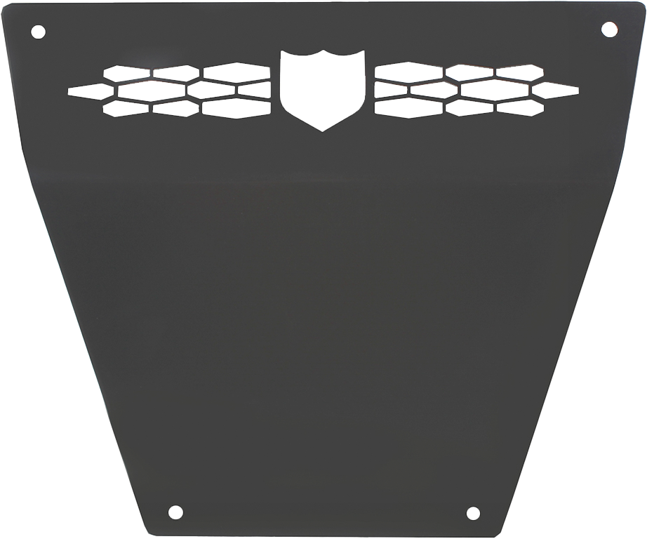 PRO ARMOR Front Race Skid Plate Solar Black Pol P141P363SLR