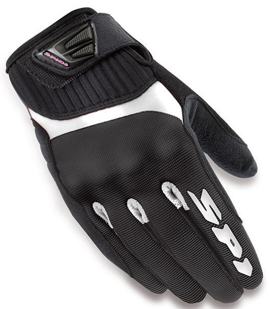 SPIDI Glv G-Flash Blk/Wht Lds Xs B49K3-011-XS