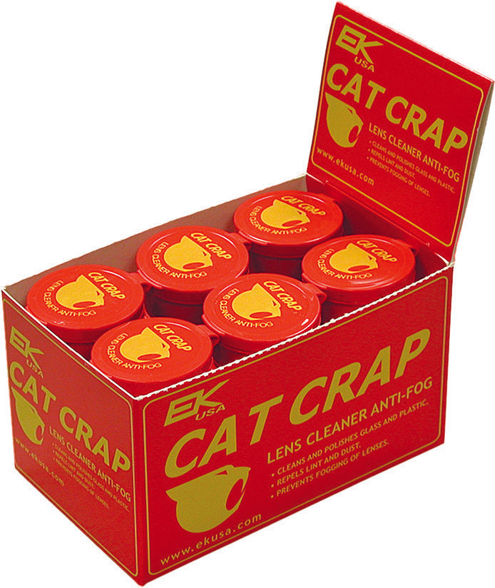 CAT CRAP Anti-Fog Lens Cleaner Paste 0.5oz 24/Pk Display 10518