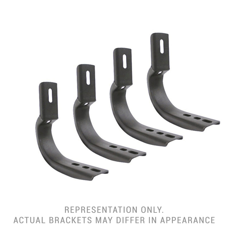 Go Rhino 19-20 Chevrolet Silverado 1500 Brackets for OE Xtreme Cab Length SideSteps 6840475