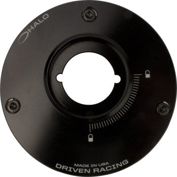 DRIVEN RACING Fuel Cap Base - Black - Aprilia Tuono /RS 660 black DHFCB-AP01