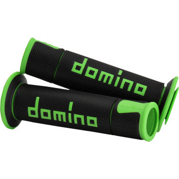 DOMINO A450 Grips - Domino - Black/Green A45041C4440B7-0