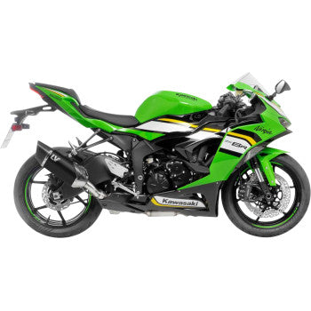 LEOVINCE LV-14 R Black Edition Slip-On Muffler - Kawasaki ZX-6R 15625BU