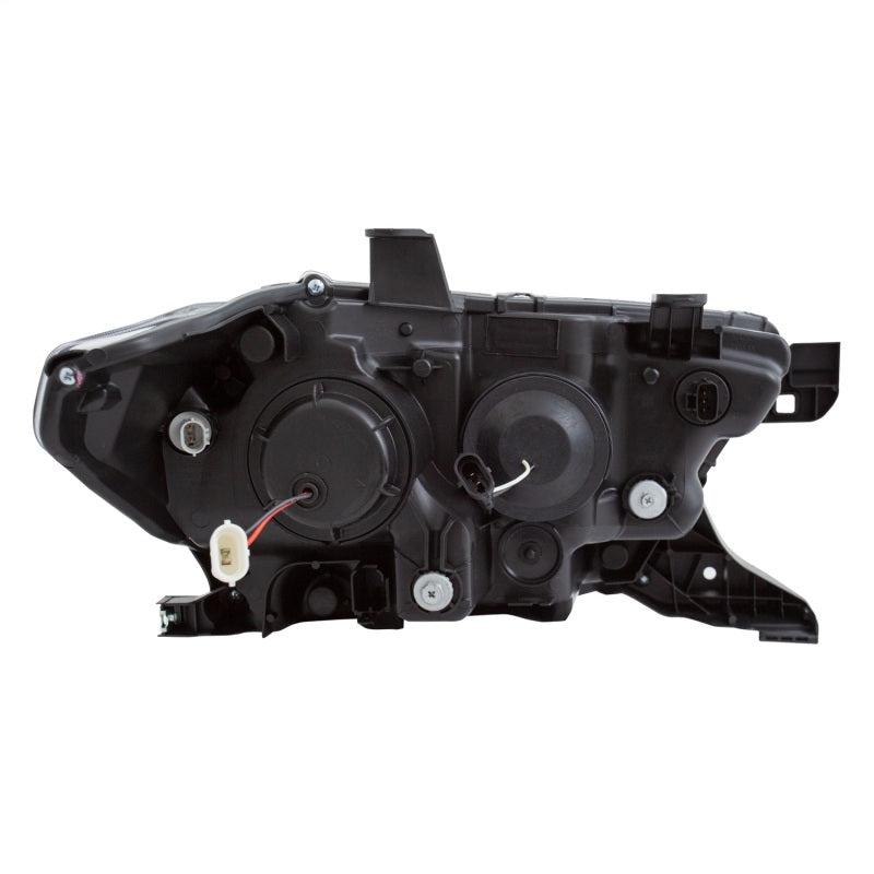 ANZO 2016-2017 Toyota Tacoma Projector Headlights w/ Plank Style Switchback Black w/ Amber 111396