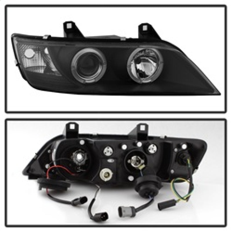 Spyder BMW Z3 96-02 Projector Headlights LED Halo Black High H1 Low H1 PRO-YD-BMWZ396-HL-BK 5009081