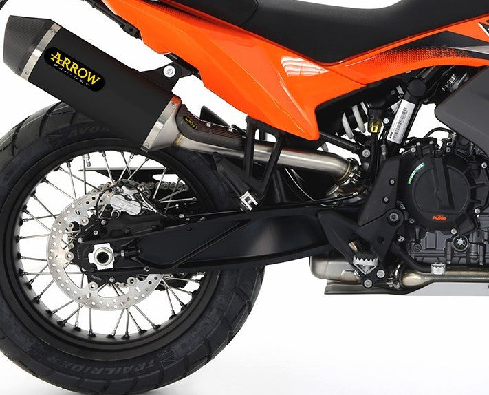 Arrow Exhaust Race-Tech Slip-on Exhaust, Aluminum Dark for KTM 790 /890 Adventure 2025-2026 /HUSQVARNA Norden 901 24-25 71990AKN