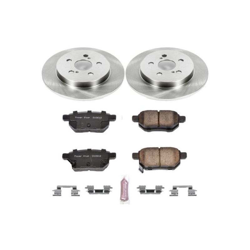 Power Stop 09-10 Pontiac Vibe Rear Autospecialty Brake Kit KOE4736