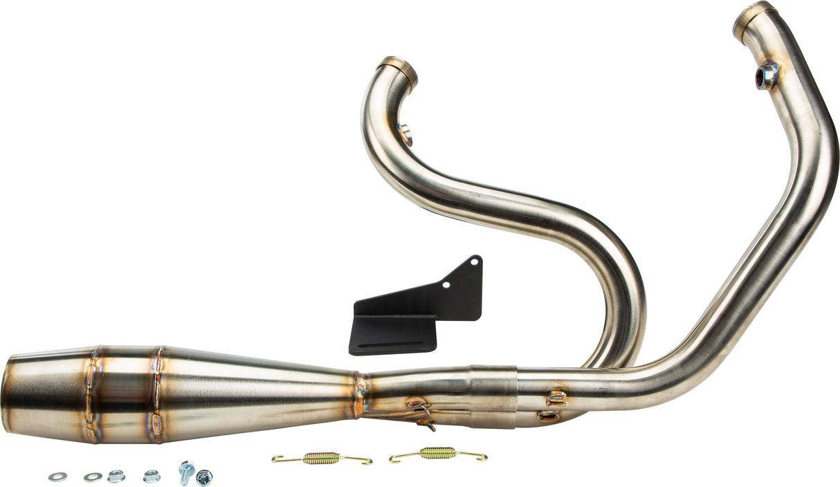 SAWICKI 2in1 Sportster Cannon Brushed `04-21 930-01216