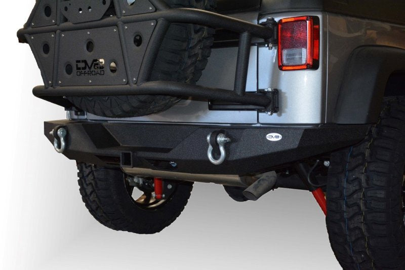 DV8 Offroad 07-18 Jeep Wrangler JK Rear Bumper Full Length RBSTTB-09