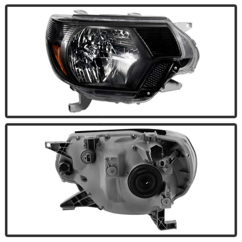 Xtune Toyota Tacoma 2012-2015 OEM Style Headlights Black HD-JH-TTA12-AM-BK 9031069