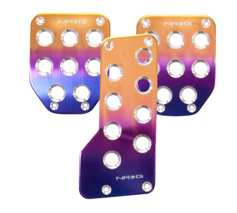 NRG Aluminum Sport Pedal M/T - Purple/Titanium Fade PDL-500PT