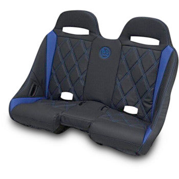 BS SAND Extreme Bench Seat - Black/Blue Maverick X3 EXBEBLBDX