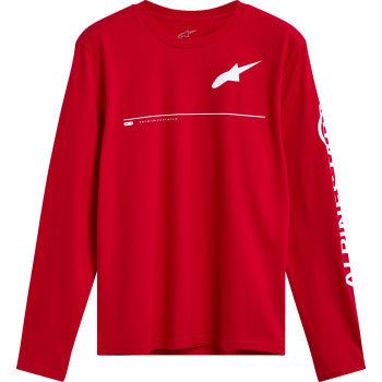 ALPINESTARS Committed Long-Sleeve CSF T-Shirt - Red - Large 1215-71200-30-L