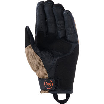 ALPINESTARS Manti Air Gloves - Dark Khaki/Black/Fluo Orange - 3XL 3570225-8038-3X