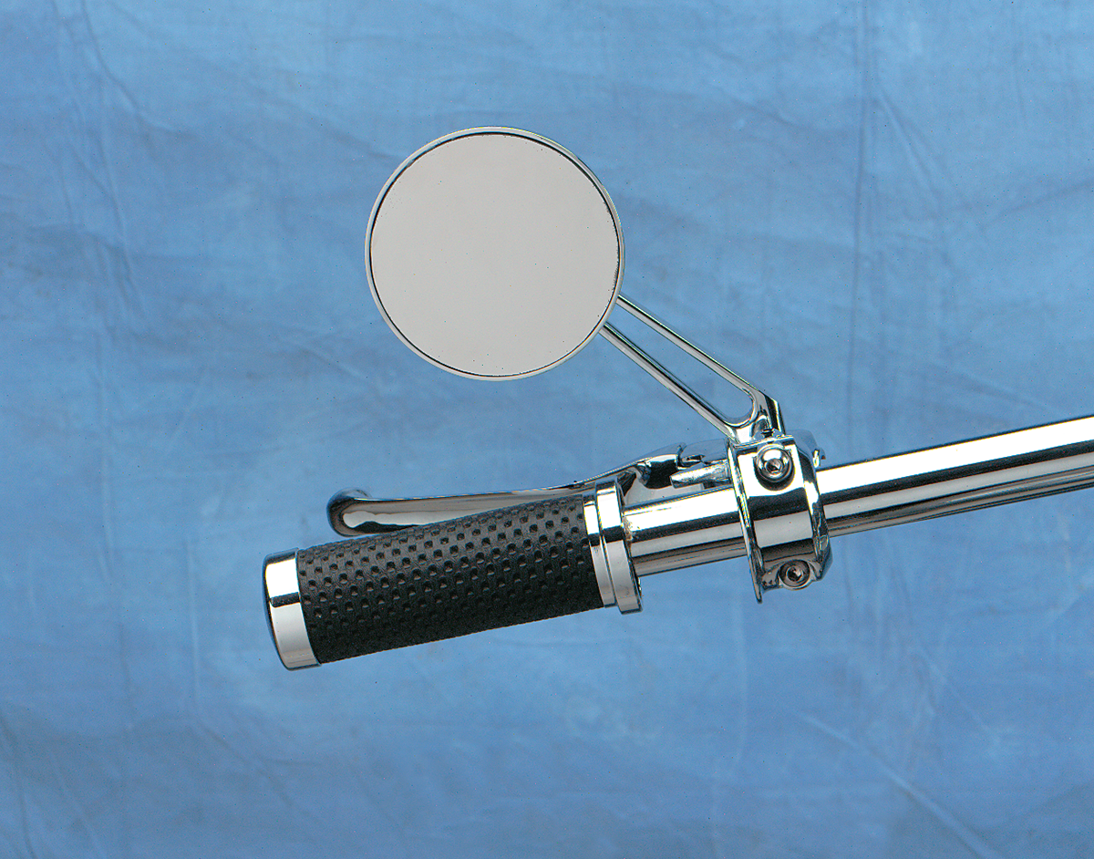 DRAG SPECIALTIES Espejo redondo con vástago corto 302155-BC4-LB16