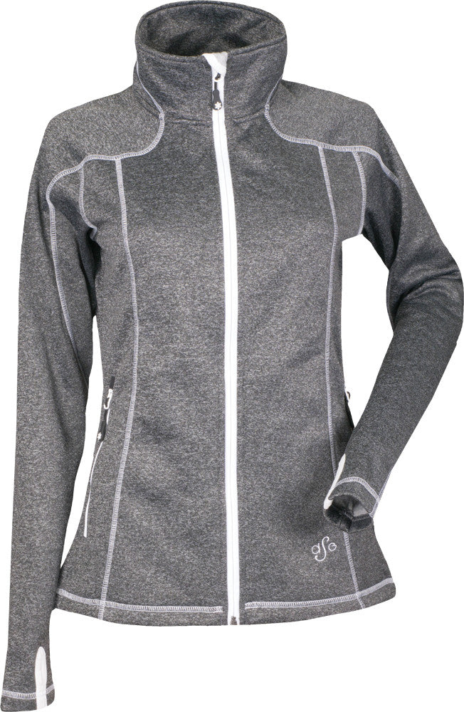 DSG Performance Fleece Black Heather/White Lg 35329