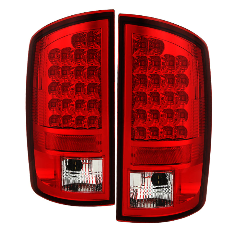 Spyder Dodge Ram 07-08 1500/Ram 07-09 2500/3500 LED Tail Lights Red Clear ALT-YD-DRAM06-LED-RC 5002631