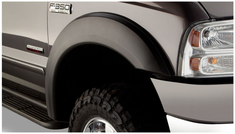 Bushwacker 99-07 Ford F-250 Super Duty Styleside Extend-A-Fender Style Flares 4pc - Black 20928-02