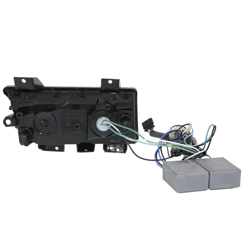 ANZO 18-19 Jeep Wrangler JL Halogen Chrome Clear w/ Sequential Signal 511083