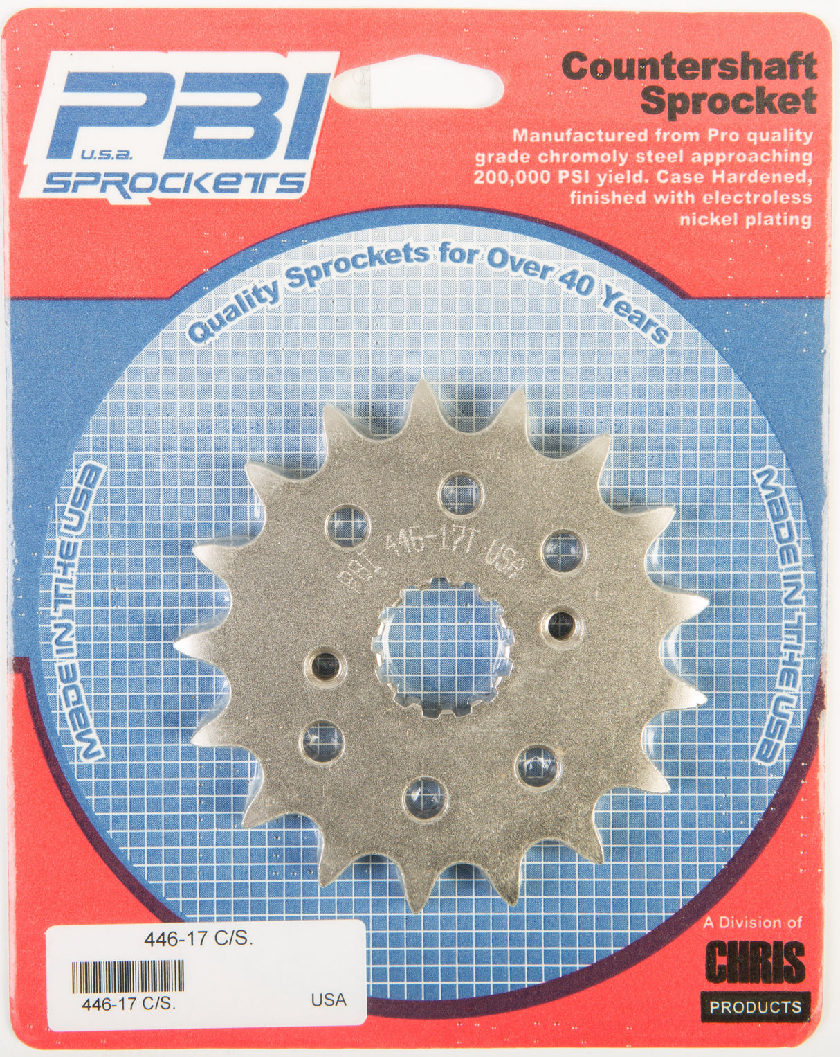 PBIFront Cs Sprocket Steel 17t-530 Kaw446-17
