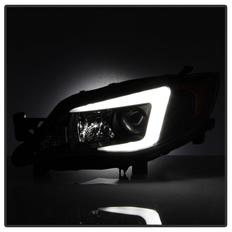 Spyder Subaru WRX 08-09 Projector Headlights - HID Model Only - Black PRO-YD-SWRX08-HID-LBDRL-BK 5083937