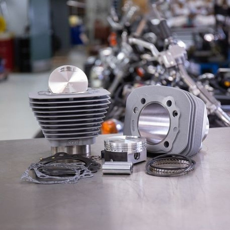 S&S Cycle 86-21 Sportster Models 1250cc Conversion Kit - Silver 910-0689