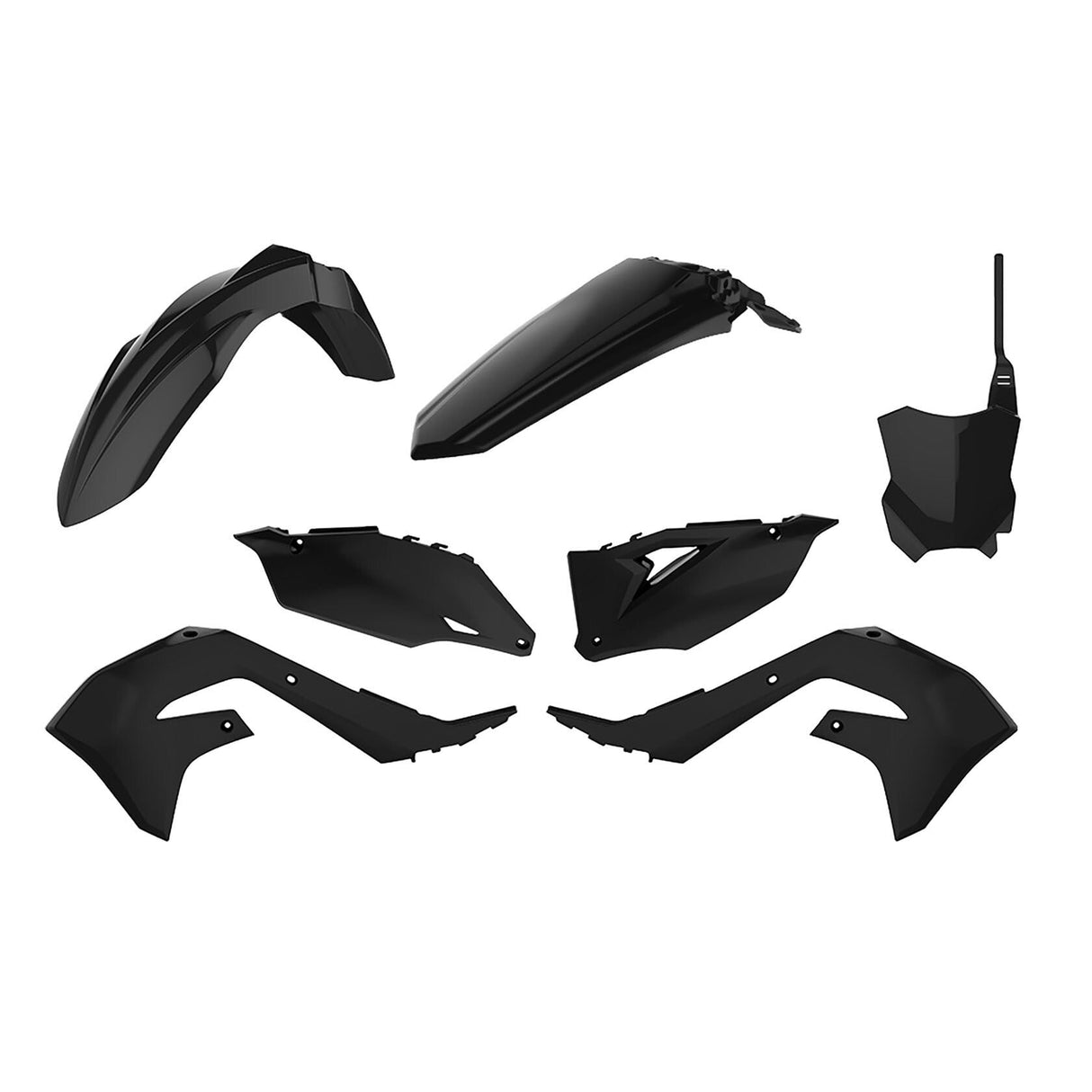 POLISPORT Plastic Body Kit Black 90818