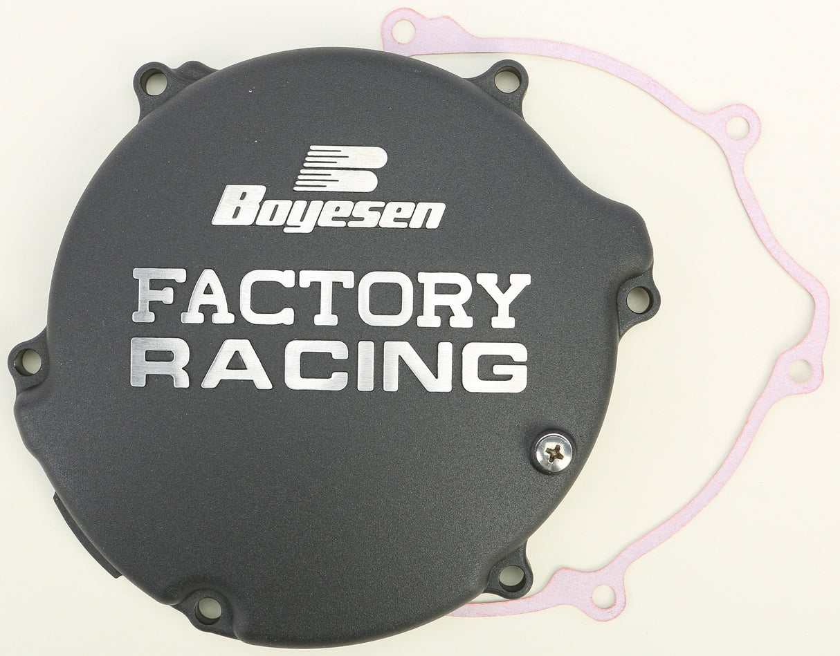 BOYESEN Factory Racing Clutch Cover Black CC-11B