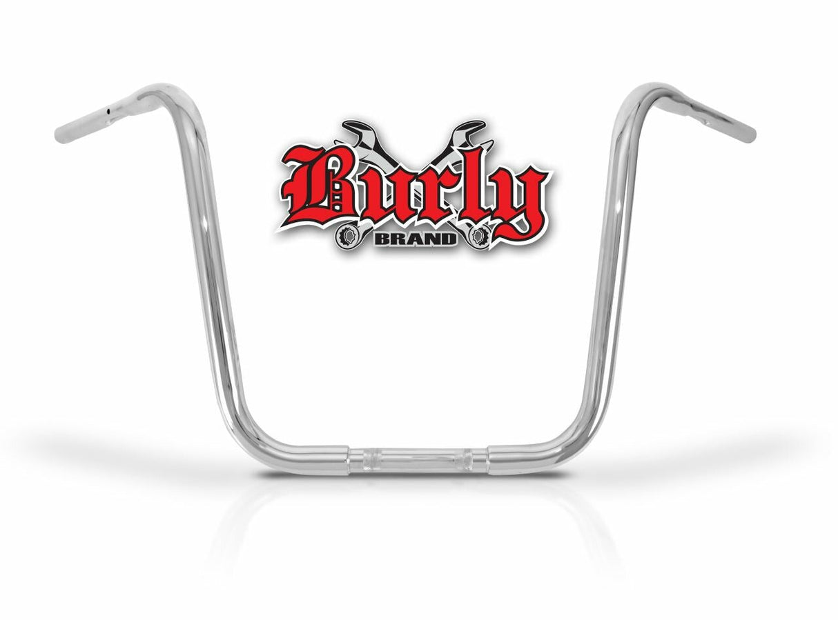 BURLY BRAND Gorilla 16" Apehangers 1.25" Tbw Chrome B28-344T