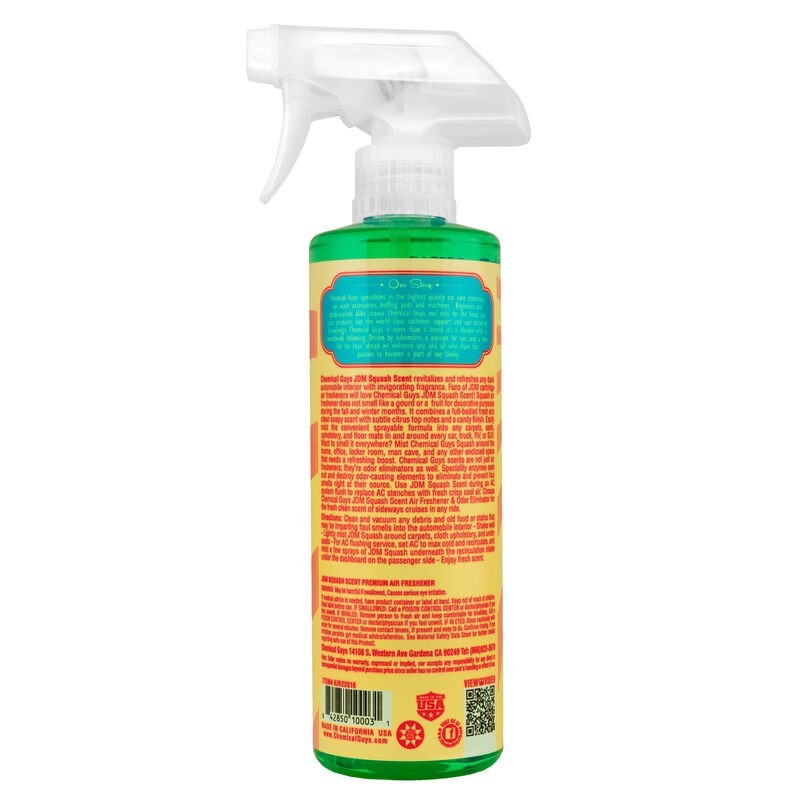Chemical Guys JDM Squash Air Freshener & Odor Eliminator - 16oz AIR23516