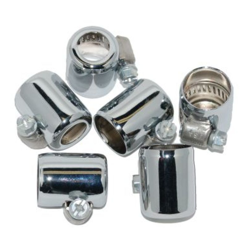 NAMZ Hose Clamps 3/8in. ID Chrome (6 Pack) NHC-CH206
