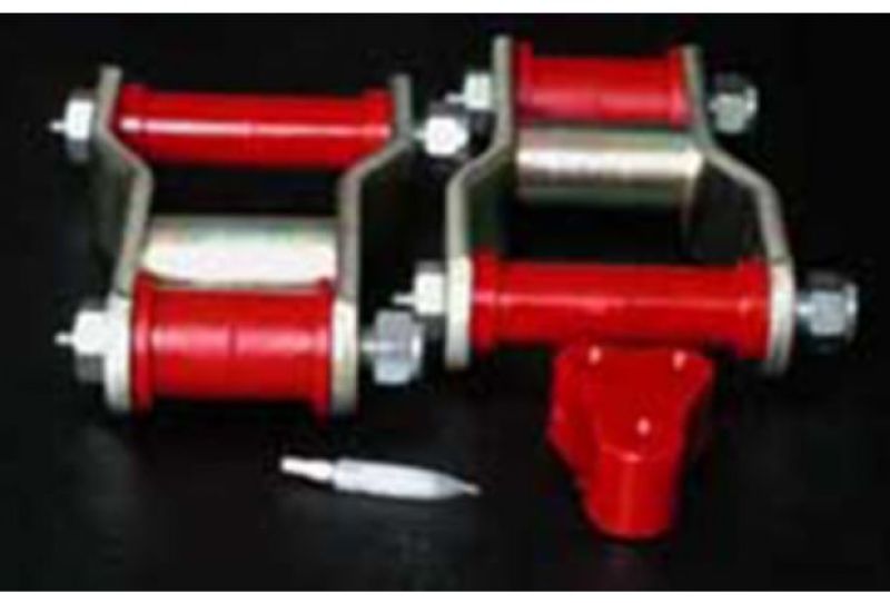 Daystar 1995-2004 Toyota Tacoma 2WD/4WD - Rear Greaseable Super Shackle 1 1/4in Lift KT61010BK