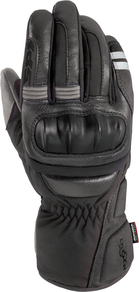 SPIDI Motorrad Leather H2out Gloves Black/Grey 3x C46-026-3X