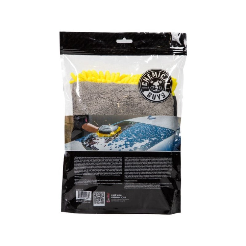 Chemical Guys Three-Way Premium Microfiber Wash Mitt MIC494