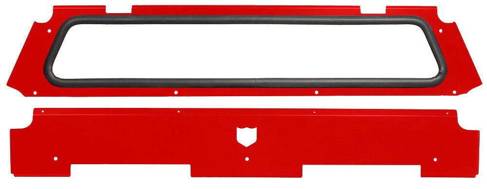 PRO ARMOR Rear Windshield Red P144W461RD-293