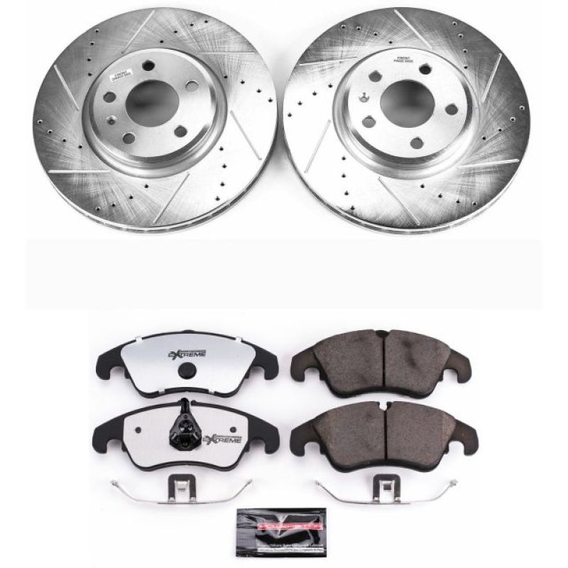 Power Stop 09-11 Audi A4 Front Z26 Street Warrior Brake Kit K5752-26