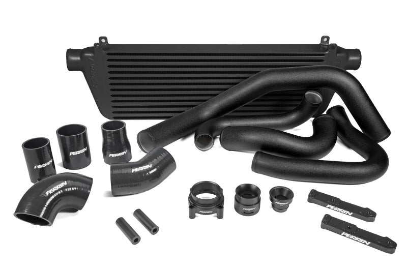 Perrin 22-23 Subaru WRX Front Mount Intercooler Kit (Black Tubes & Black Core) PSP-ITR-441BK/BK