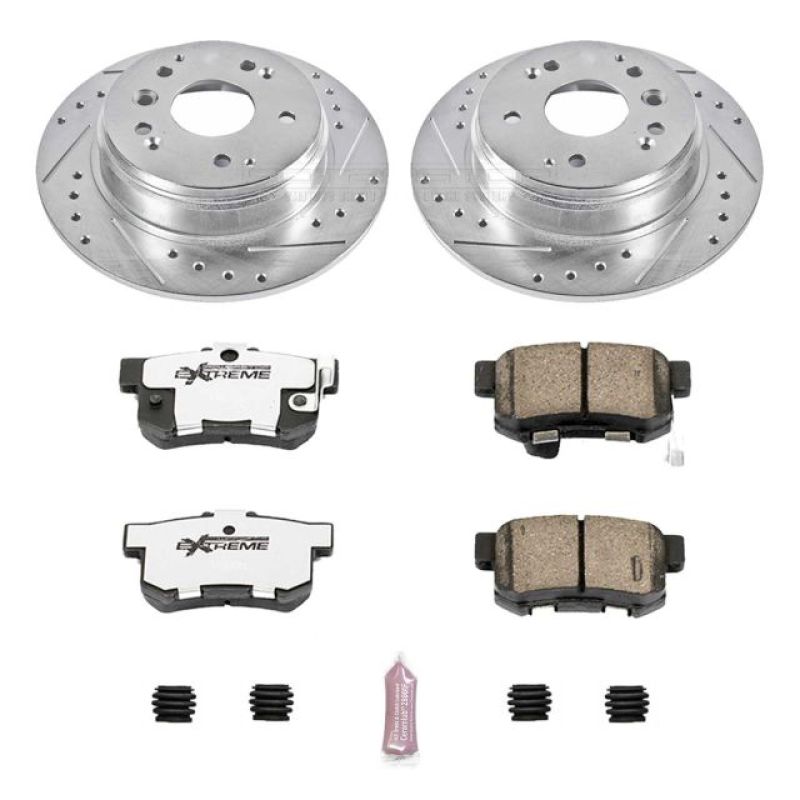 Power Stop 04-08 Acura TL Rear Z26 Street Warrior Brake Kit K5399-26