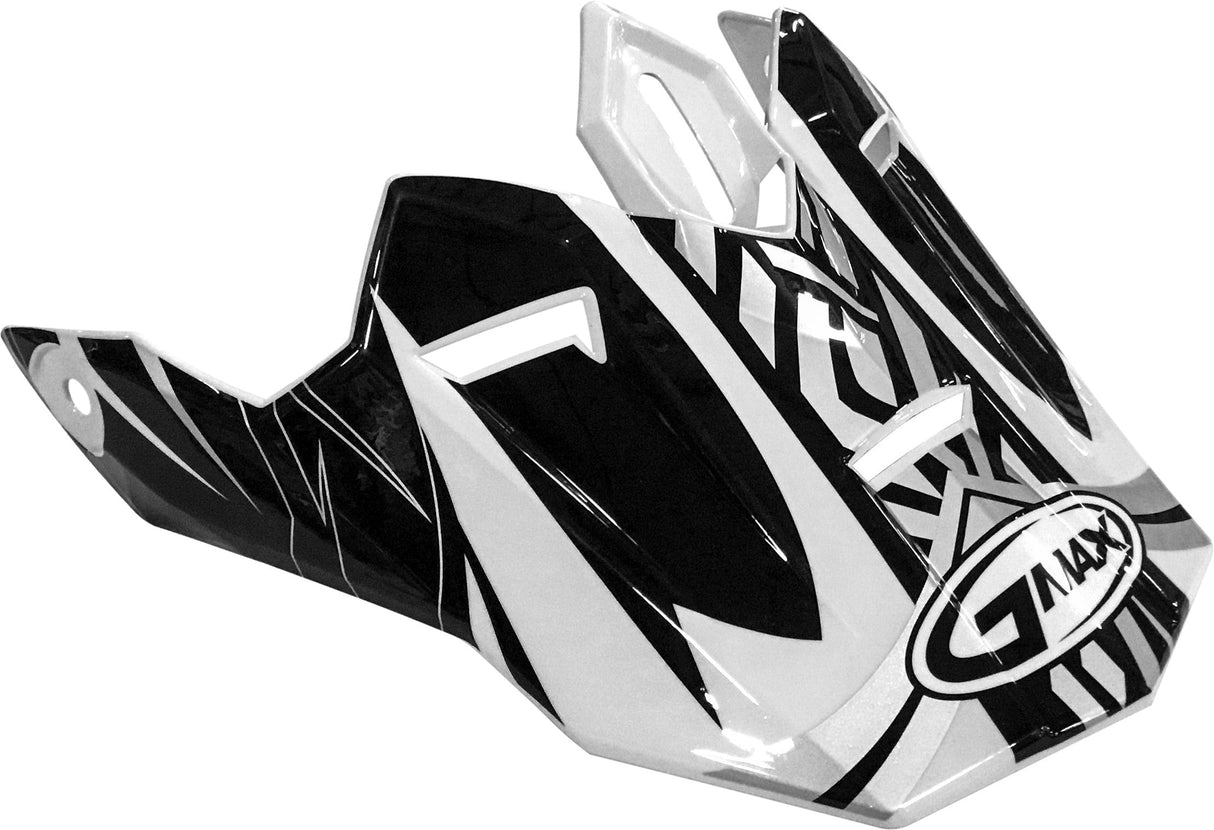 GMAX Gm-76x Player Visor Black/Silver/White G076012