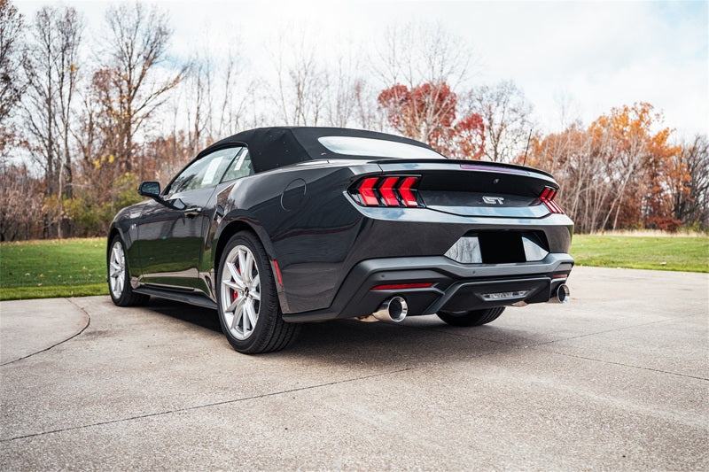 Corsa 24 Ford Mustang GT Conv. Xtreme Cat-Back Ex. Sys. 3.0in Dual Rear Ex w/4.5in Straight Cut Tips 21271