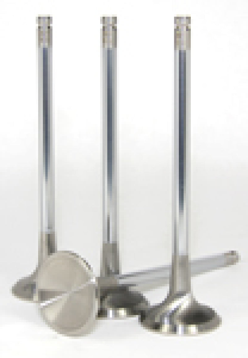 GSC P-D 4B11T 23-8N Chrome Polished Exhaust Valve - 30mm Head (+1mm) - SET 8 2023-8
