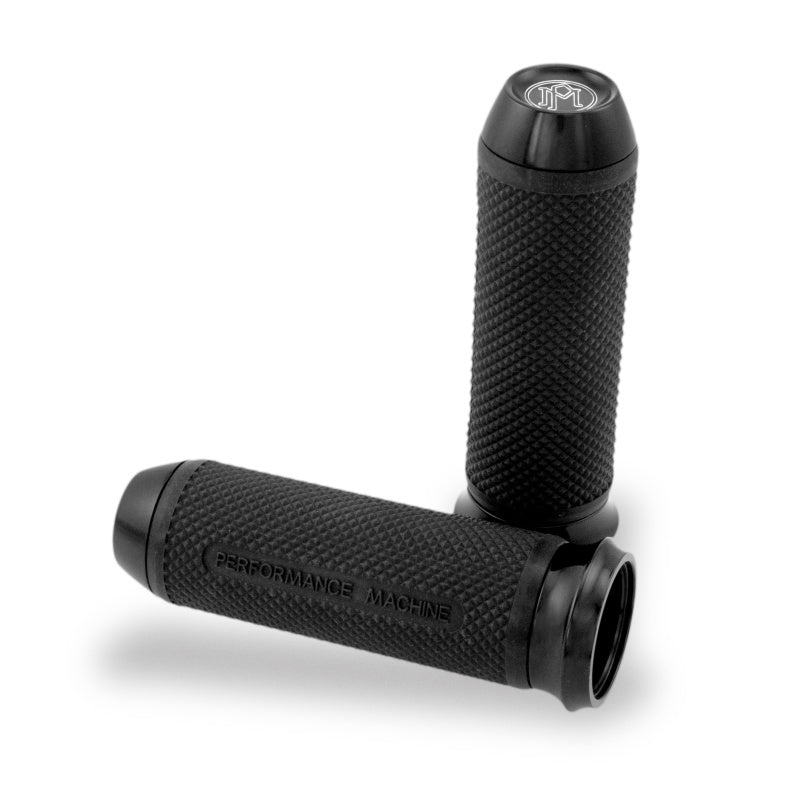 Performance Machine Handle Grip Set - Elite TBW - Black Ano 0063-2028-B