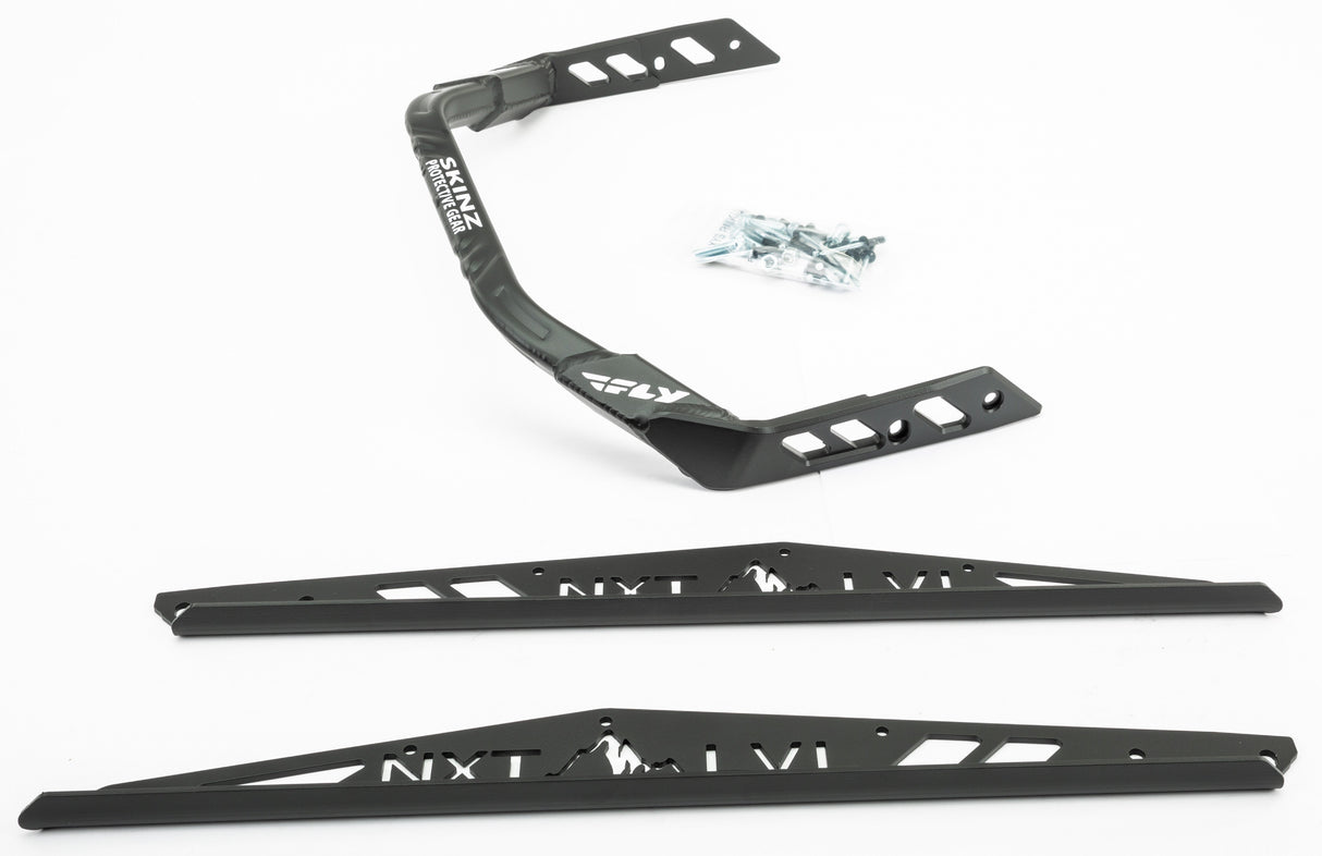 PRO ARMOR Nxt Lvl Rear Bumper Flat Blk Pol Axys Rmk 144/146 S/M NXPRB230-FBK/BLK
