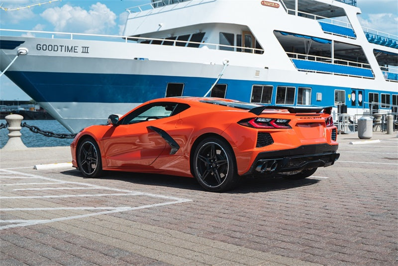 Corsa 2020 Corvette C8 3in Xtreme Cat-Back Exhaust 4.5in Black Quad Tips - Deletes stock AFM Valve 21104BLK