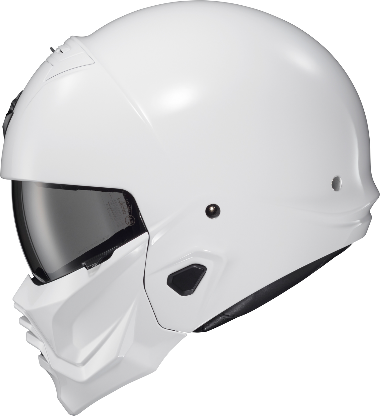 SCORPION EXO Covert 2 Open-Face Helmet Gloss White Lg CV2-0055