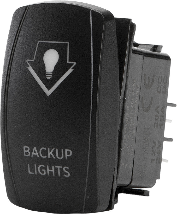 FLIP Back Up Lighting Switch Pro Series Backlit SC1-AMB-L2