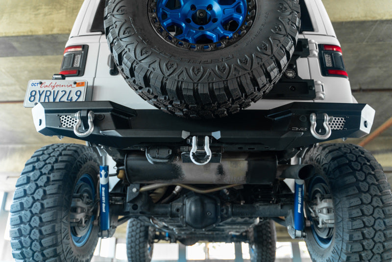 DV8 Offroad 2018 Jeep Wrangler JL MTO Series Rear Bumper w/ Optional Tire Carrier RBJL-13